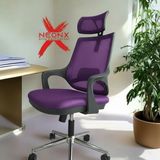 Neonx|felix Çalışma Koltuğu|ofis Koltuğu|yönetici Koltuğu|ergonomik - Mor