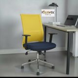 Neonx|neopro Çalışma Koltuğu|yönetici Koltuğu|ergonomik Çalışma Koltuğu|ofis Koltuğu - Sarı - Lacivert