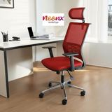 Neonx|spring Müdür Koltuğu|ultra Ergonomik|bel Destekli - Kırmızı