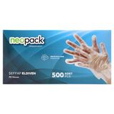 Neopack Şeffaf Eldiven Tek Kullanımlık 500'lü