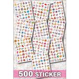NeoPrint 500 Adet Sticker - Planner, Ajanda Ve Günlükler Için Eğlenceli Etiket Kitabı - Sticker Book