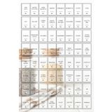 NeoPrint 64 Adet Şeffaf Büyük Minimal Baharatlık Kuruyemiş Bakliyat Erzak Kavanoz Düzenleyici Etiket Sticker