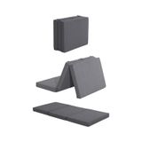 Neosleep Katlanır Yatak Yer Yatağı Misafir Yatağı Yoga Yatağı Kamp Yatağı Katlanır Yatak 10 Cm Kalınlık Neo009 Gri