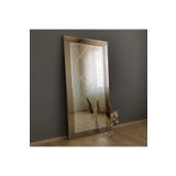 Neostill Bronz Kenarlı Baklava Boy Ayna 130x65 cm Dikdörtgen Duvar Montajı