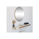 Neostill Gold Kenarlı Yuvarlak 60 cm Ayna