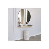 Neostill Gold Kenarlı Yuvarlak 90 cm Ayna