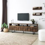 NeoStill Helen Ahşap Tv Ünitesi - Kahverengi