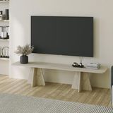 Neostill - Mushroom Tv Sehpası / Traverten Desen - Krem