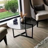 Neostill Trio Sehpa Füme Temperli Cam S402F