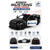 NeoThings Die Cast 2024 Ford Mustang Dark Horse Polis Arabası 13 CM – 1:38 Die Cast Metal Çek Bırak Açılır Kapılı Oyuncak Araba