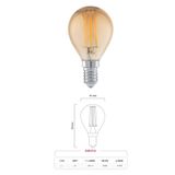 Neovista G45 Rustik Led Ampul 4w E14 Duy 2700k Amber Cam Dekoratif Vintage Aydınlatma