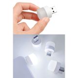 Neovista Mini USB LED Beyaz Gece Lambası - Powerbank ve Laptop Uyumlu Ortam Işığı