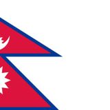 NEPAL ÜLKE BAYRAĞI 25x30CM DUVAR TABLOSU ÇERÇEVESİZ PVC TABLO