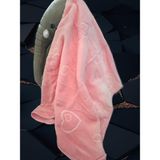 Nephome Tekstil Kabartmalı Peluş Bebek Battaniyesi Peluş Golden - 120 x 150 cm - Pembe