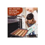 Neptün Life Silikon Yanmaz Yapışmaz Pişirme Matı 40*30 Cm Kendinden Yağlı Fırın Kağıdı Hamur Açma Matı