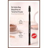 Nera Classy Çift Taraflı Kaş Boyama ve Tarama Fırçası - Brow Brush & Groomer Fırça
