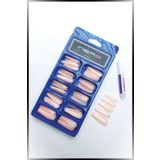 Nera Classy Jel görünümlü Balerin, 100'lü Takma Tırnak Balerin, 2gr Sıvı Yapıştırcı, Protez Takma Tırnak Set