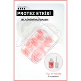 Nera Classy Protez Etkili Takma Tırnak, Badem Takma Tırnak 100'lü, Takma Tırnak Set