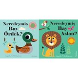 Neredeymiş Bay Ördek? (Dokun, Hisset, Aynaya Bak!) & Neredeymiş Bay Aslan? (Dokun, Hisset, Aynaya Bak!) (2 Kitap Set)