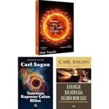 Neredeyse Her Şeyin Kökeni (Graham Lawton) + Tanrının Kapısını Çalan Bilim (Carl Sagan) + Karanlık Bir Dünyada Bilimin Mum Işığı (Carl Sagan) / 3 Kitap Set