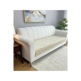 NEREZ TEKSTİL Şönil Bohem Kaymaz Koltuk Örtüsü 90x210 cm | 3 Kişilik Kanepe, Çekyat Örtüsü