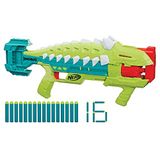 Nerf DinoSquad Armorstrike Dart Blaster, 16 Dart, İç ve Dış Mekan Oyunları, 8 Yaş Erkek ve Kız ve Üzeri için Dinozor Oyuncakları