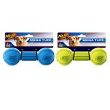 Nerf Dog Çiğnenebilir Halter Köpek Oyuncağı, Hafif, Dayanıklı ve Suya Dayanıklı, 18 cm, Orta/Büyük Irklar için, İki Paket, Mavi ve Yeşil (8953)
