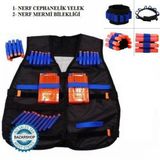 Nerf Elit Strike Nerf Yelek Depolama Taktik Yelek + Nerf Bileklik