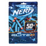 Nerf Elite 2.0 50 Dart Yedek Paketi, 50 Resmi Nerf Elite 2.0 Dart İçerir, Tüm Nerf Elite Atıcılarla Uyumludur