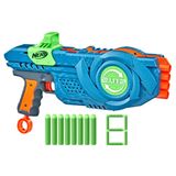 NERF Elite 2.0 Flipshots Flip-8 Blaster with 8 Dart Barrels That Flip to Double Your Blasting, 8-Dart Capacity, 8 Official Elite Darts