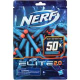 Nerf Elite Yedek Mermi 50li Paket Mavi Renkli Dartlar ile 2-4 Yaş Çocuklar İçin Eğlence