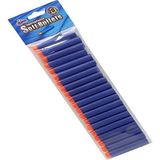 Nerf Mermi Yumuşak Sünger Yedek Mermi 20 Adet Ekonomik Paket - Mavi