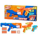 NERF N Series Gear Up Pack, 3x Dart Tabancası, Yalnızca Nerf N Series Dart Tabancalarıyla Uyumlu 18