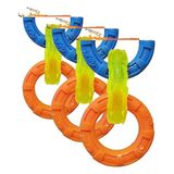 Nerf TPR 3 Halka Römork Mavi/Yeşil/Turuncu Köpek Oyuncağı, Küçük (3 paketi)