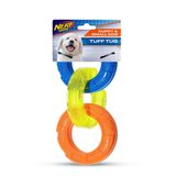 Nerf TPR 3 Halka Römork Mavi/Yeşil/Turuncu Köpek Oyuncağı, Küçük