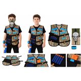 Nerf Uyumlu Taklit : Nerf Mermi Depolama 1 Yelek + 1 Maske + 1 Bileklik