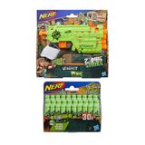 Nerf Zombie Strike Quadrot + Nerf Zombie Strike Elite Dart 30'lu Yedek Paket