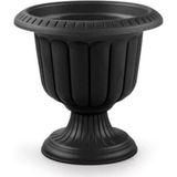 Nergis Ayaklı Saksı 48 Cm Antrasit 2 No 3 Lt. Royaleks-N002