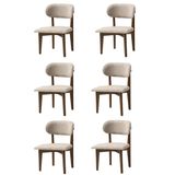Nergis Sandalye Ahşap Gürgen 6 Li Set Cafe,Restaurant,Mutfak,Salon,Yemek Odası Sandalyesi
