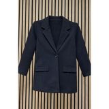 NerKids Kız Çocuk Blazer Ceket - 6 - 7 Yaş - Siyah
