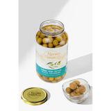Nermin Hanım Zeytinliği Edremit Doğal Fermente Yeşil Kırma Zeytin 650gr