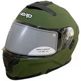 Nero Çene Açılır Kask 912 Mat Yeşil