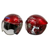 Nero Çocuk Kask Çenesiz 601 Kırmızı Kırmızı