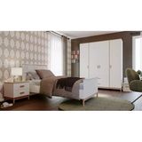 Nero Genç Odası Takımı (4 Kapılı Dolap+Karyola 100X200+Komodin+Çalışma Masası Ve Üst Ünite+Kitaplık+Şifonyer+Ayna)