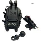 Nero - ( Şarjlı W-707) Ayna Bağlantılı Telefon Tutucu (Titreşim Modüllü)
