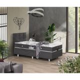 Nero Tek Kişilik Baza Comfort Yatak Basic Başlık %100 Çelik+ Mdf 90 x 190 CM
