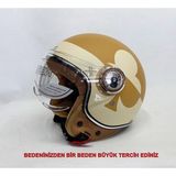 Nero Tk-06 Şefaf Vizörlü Yarım Açık Kask Mat K2 - XL