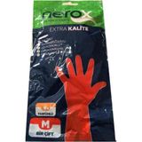 Nerox Bulaşık Eldiveni Nerox Parfümlü M 8-8,5 - Kırmızı