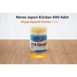 Nerox Japon Kürdan 400 Adet Ahşap Hijyenik Kürdan 1 Adet
