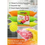 Nerox Magic Sihirli Sünger 3'Lü 1 Paket Çok Amaçlı Temizlik Süngeri Bulaşık Mutfak Banyo Temizlik Süngeri